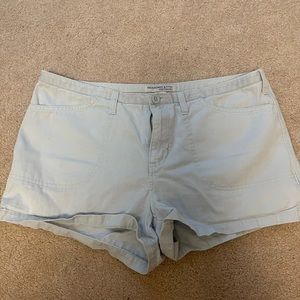 Abercrombie & Fitch light blue shorts